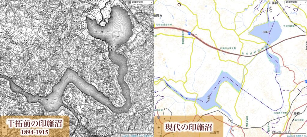 現地を歩いて気付いた印旛沼干拓のもう一つの価値