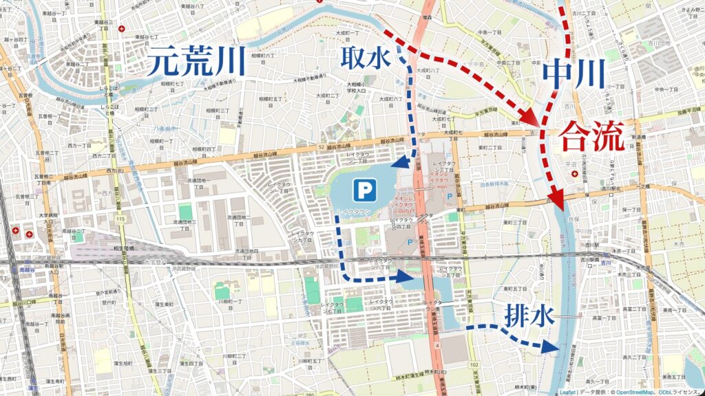 Sakura Lakeは水を避難させる「サービスエリア」