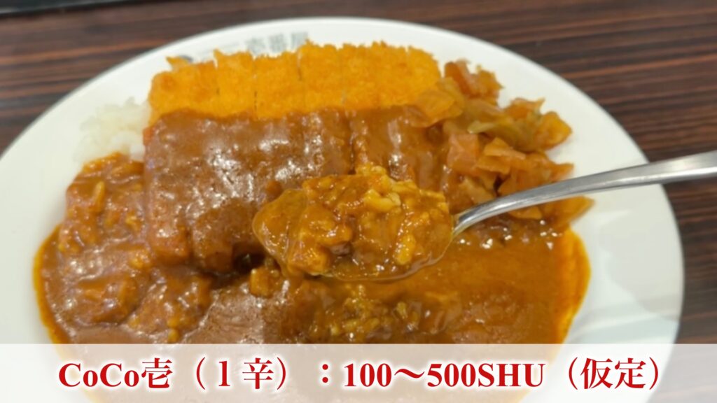 CoCo壱20辛のスコヴィル値はどれくらい?