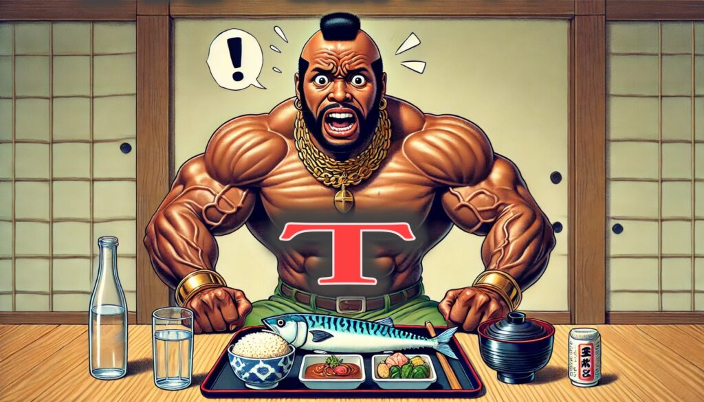 Some of Mr. T shock!(ミスターTがちょっと驚いている!)