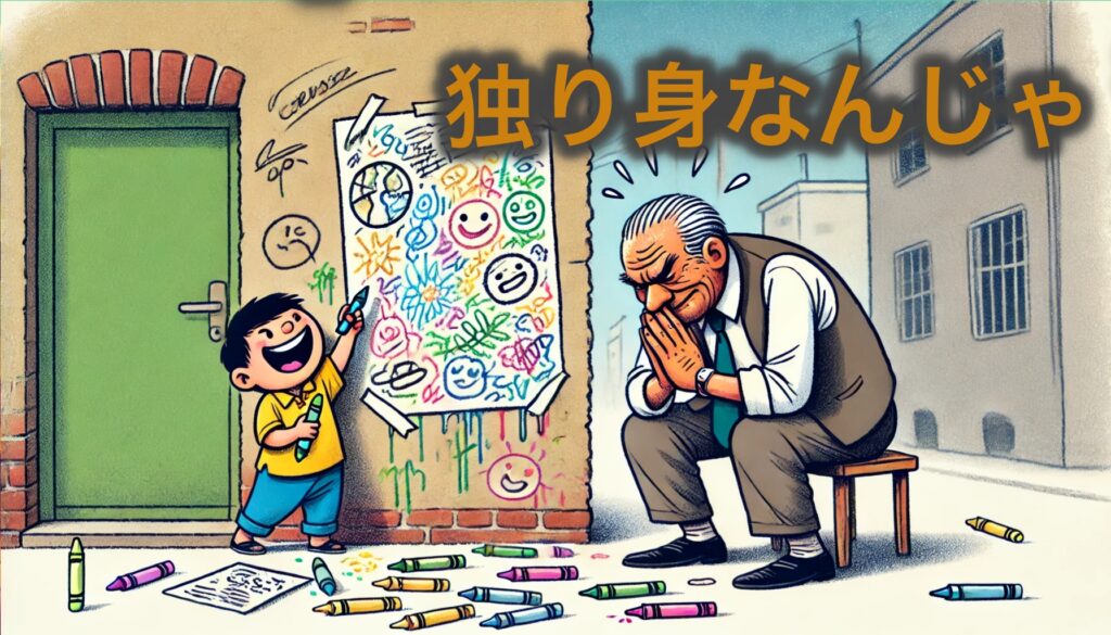 Sorry, I’m alone.(ごめん、一人なんだ)