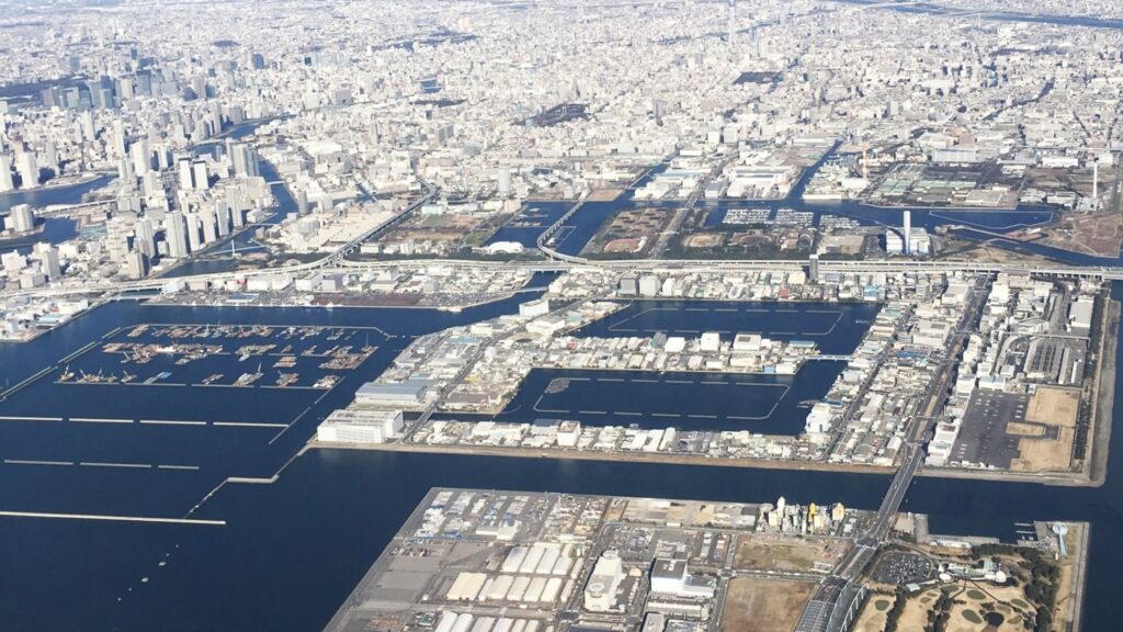 ゴミと材木のための人工島=新木場・夢の島