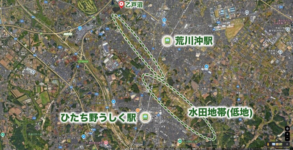 地形と地図から読み解く荒川沖の広がり