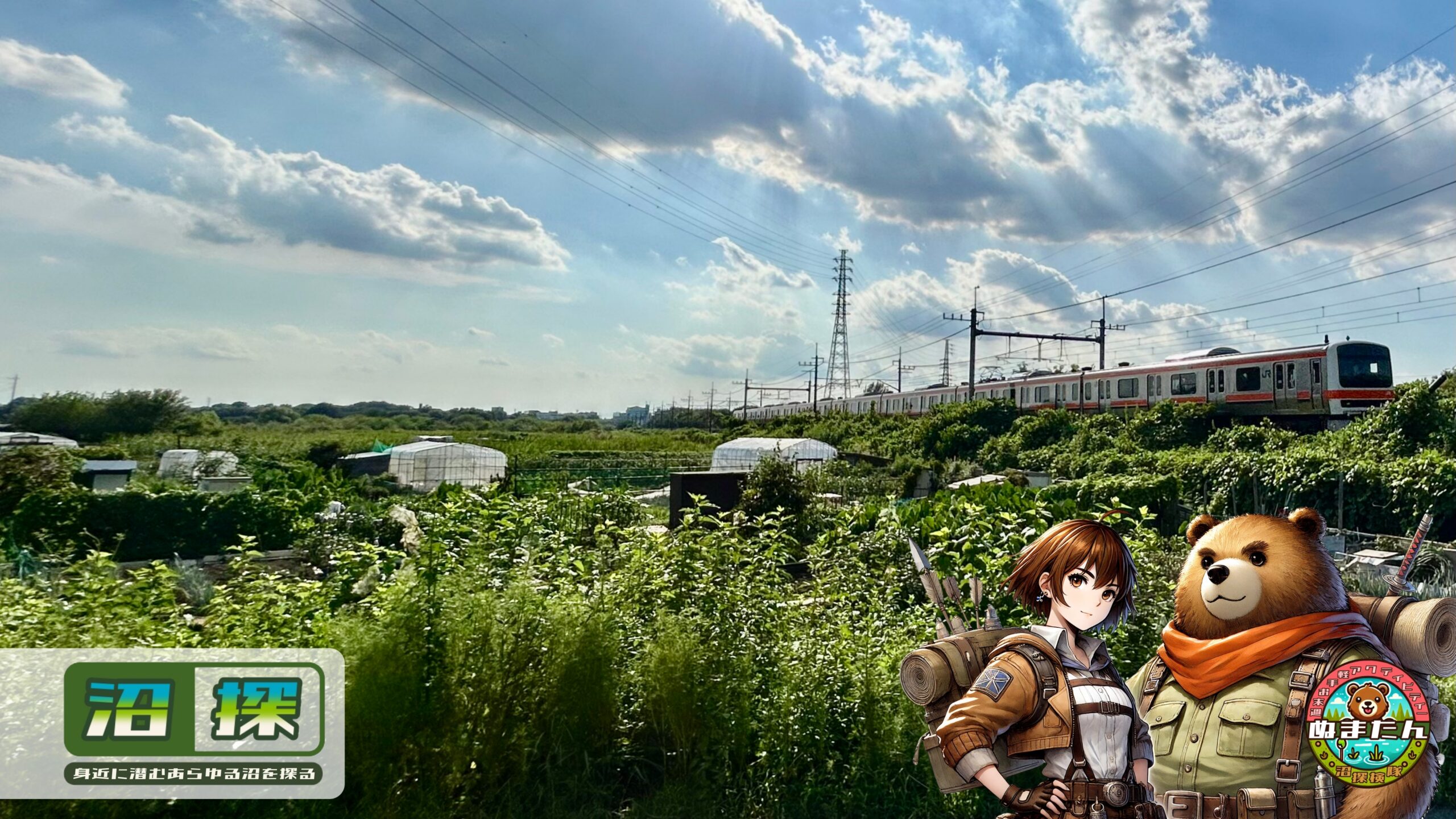 武蔵野線のやばい車窓：東浦和・東川口間に突如広がる謎の田園風景に迫る