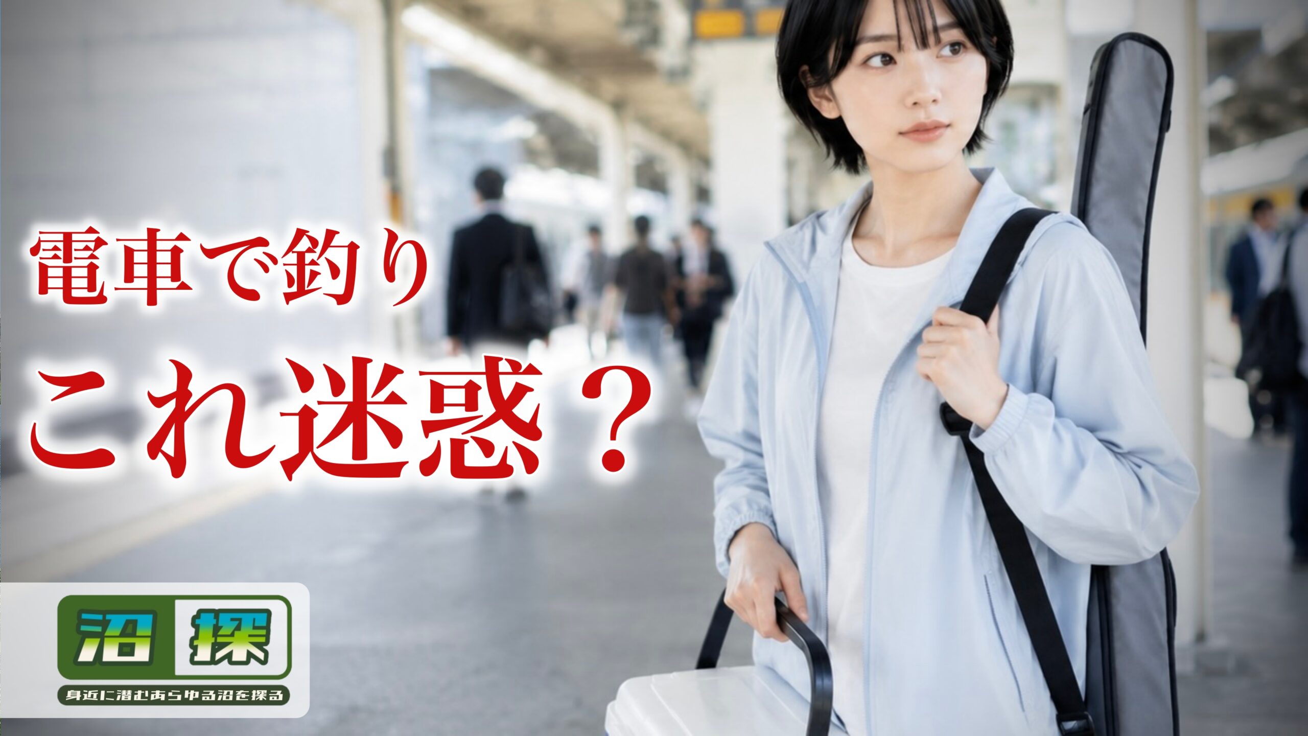 電車で釣りに行くのは恥ずかしいのか？：迷惑と思われないために意識したいこと