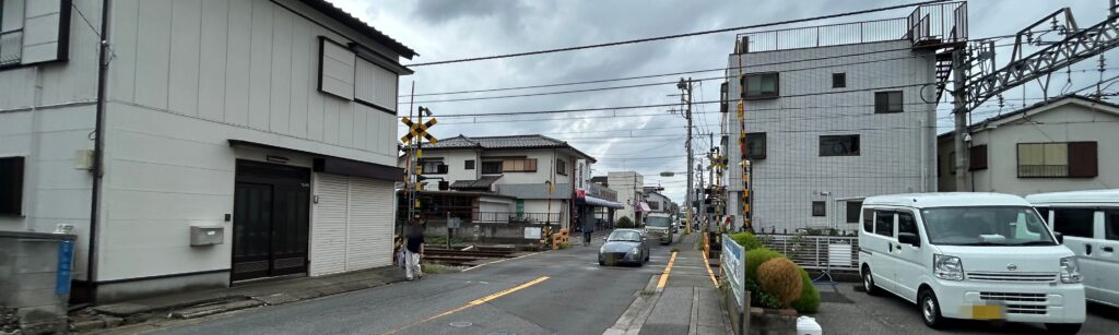 初富駅から交差点までの道のりと街の雰囲気