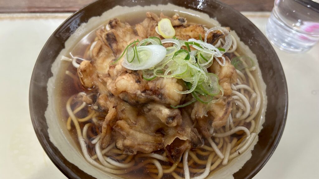 ２位：北千住駅(そば処・ゲソ天そば)