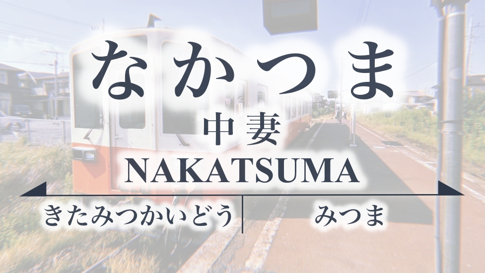 中妻(なかつま)駅