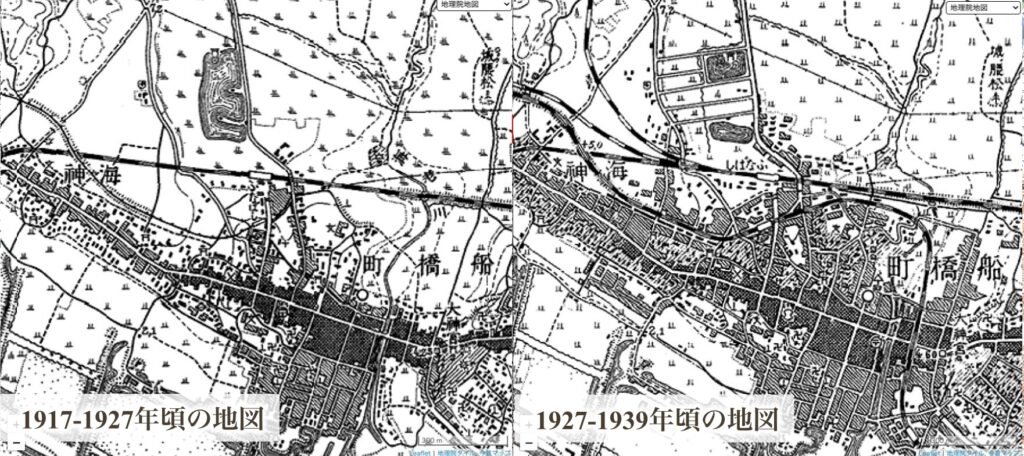 船橋はグニャグニャ線路の「宿場町」