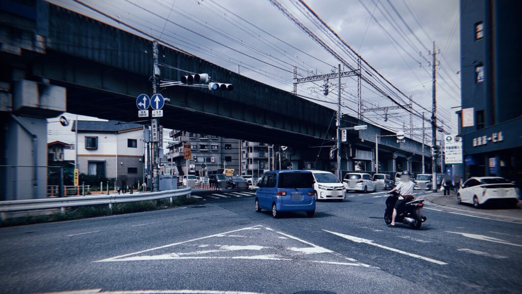 南北と東西を貫く道が実質2本しかない