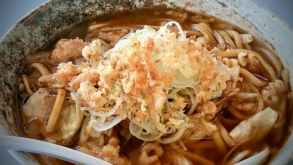 昼食:黒石つゆ焼きそば