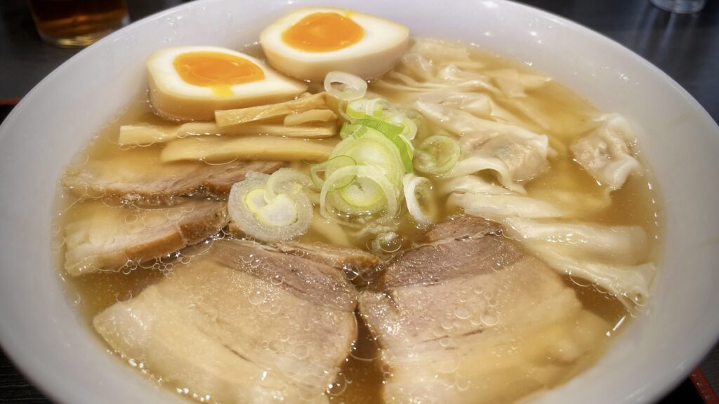 昼食:喜多方ラーメン