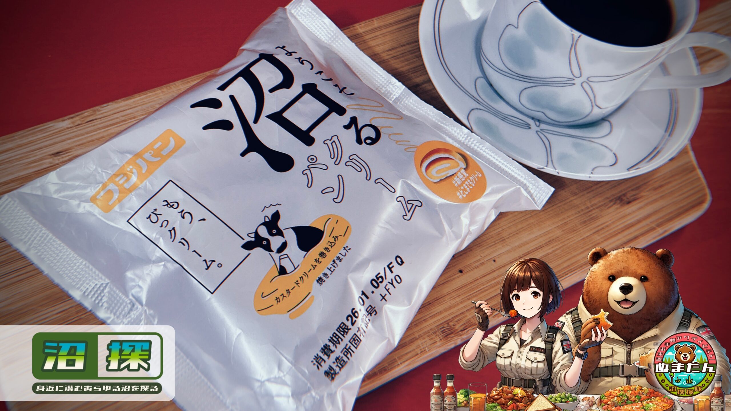 フジパン「沼るクリームパン」の実食レビュー：蜜のような甘さに「びっクリーム」