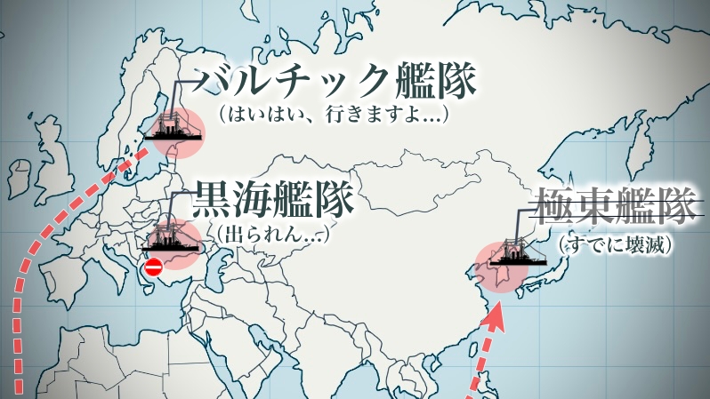 バルト海の艦隊がなぜ日本海まで来たのか