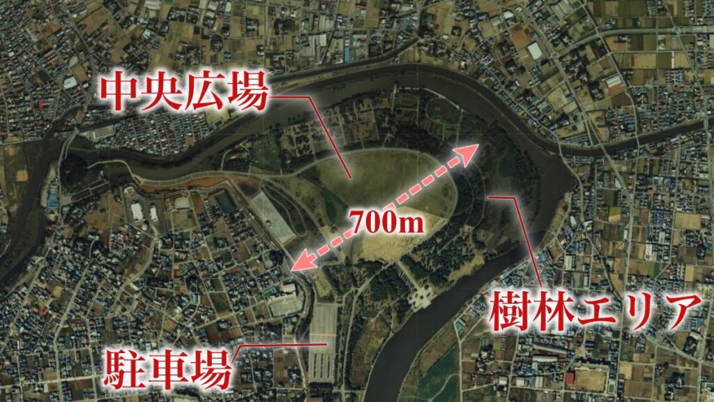 不安が偏りやすい「水元公園の動線」
