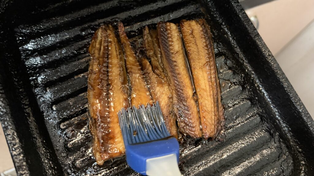 焼サンマでインチキ「うな重」を作ってみた