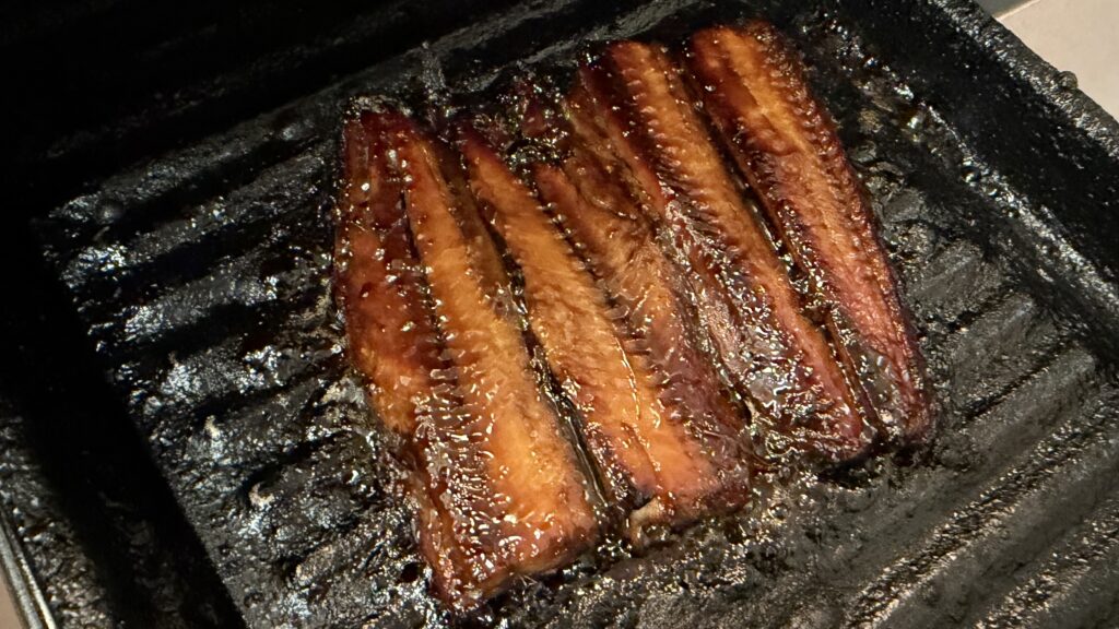 焼サンマでインチキ「うな重」を作ってみた