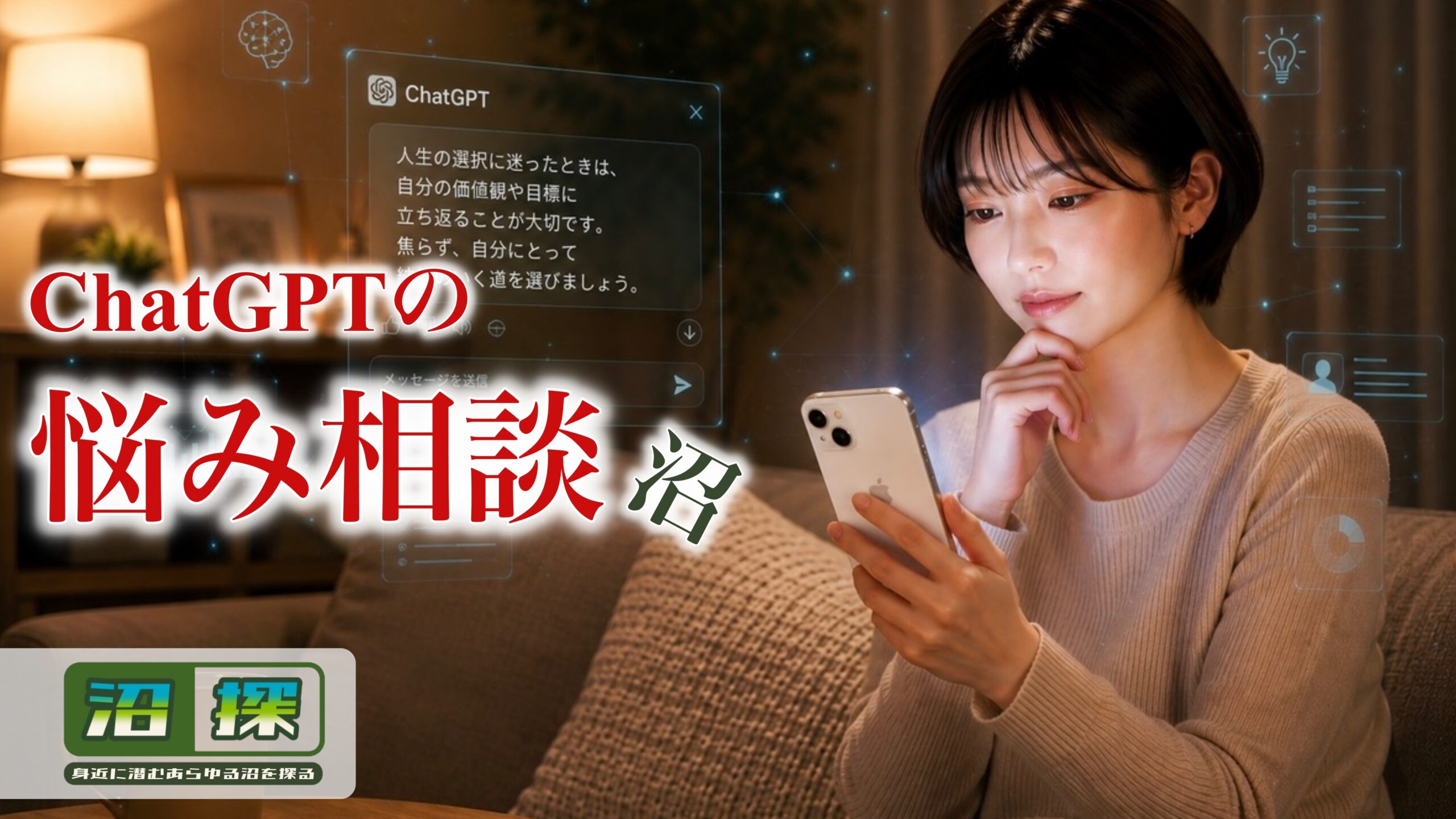 ChatGPTに悩み相談するのは危険？：AIに「人生の決断」をさせると沼にハマる