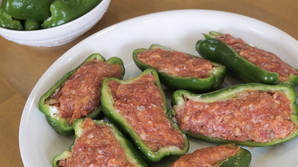 私はピーマンの肉詰めを食わない