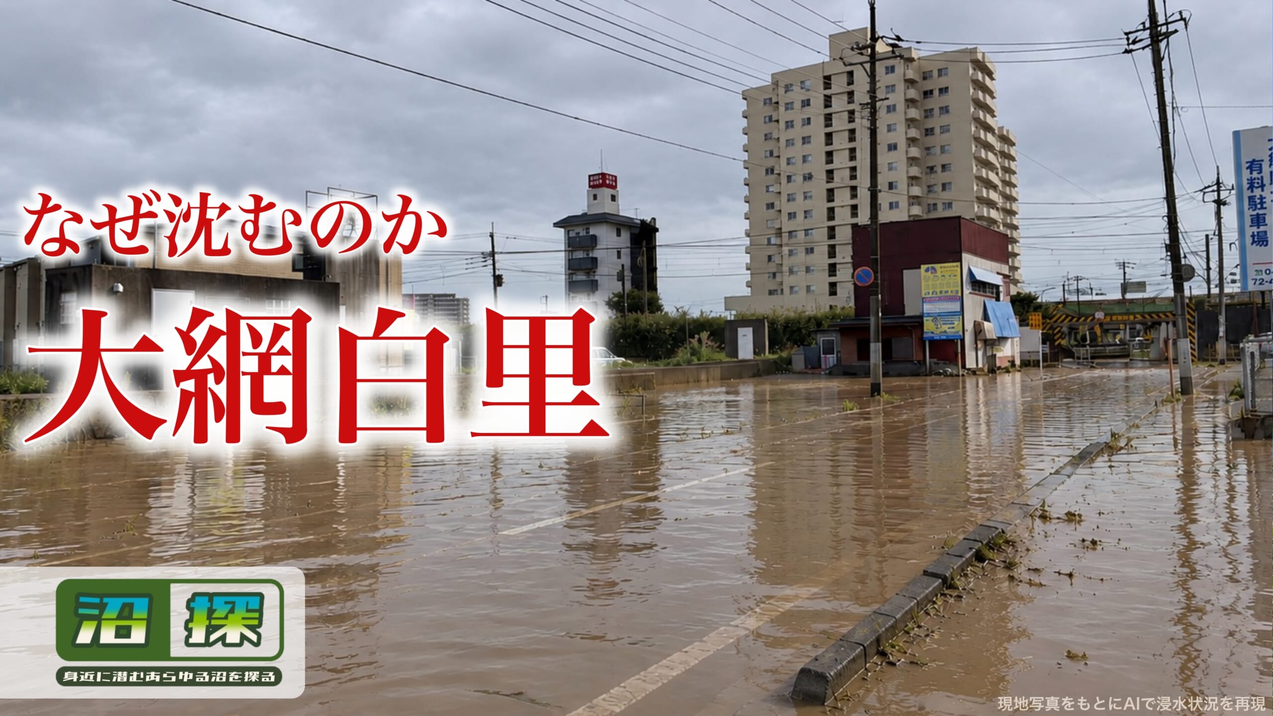 大網白里はなぜ水没するのか？：現地を歩いて分かった「水害と暮らす街」の地形
