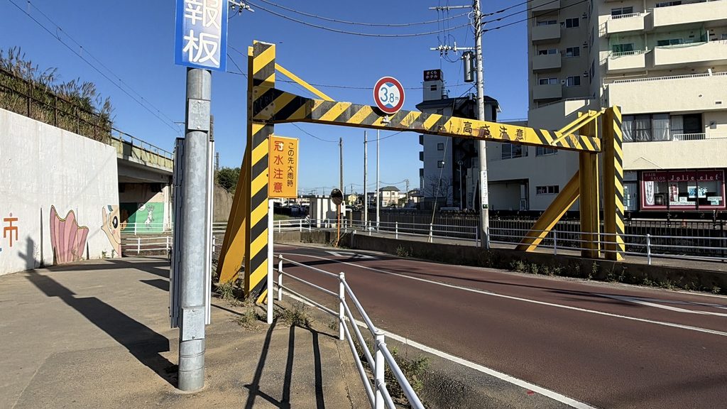 現地を歩いて分かった水がたまりやすい場所