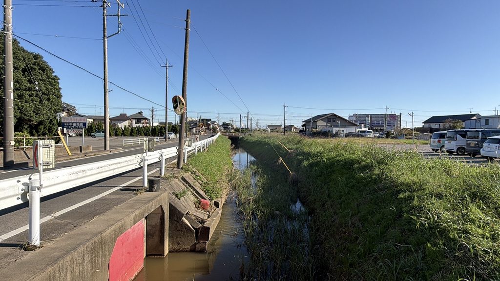 現地を歩いて分かった水がたまりやすい場所